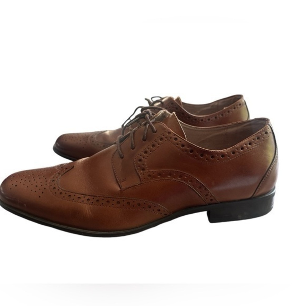 Stacy Adams Men's Nolan Oxford - Mens Size 10.5M - Cognac